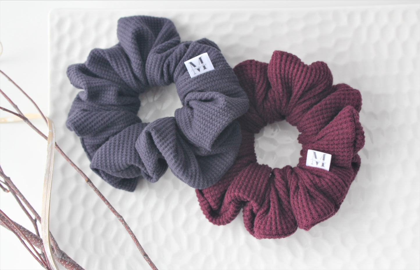 Midnight Waffle Knit