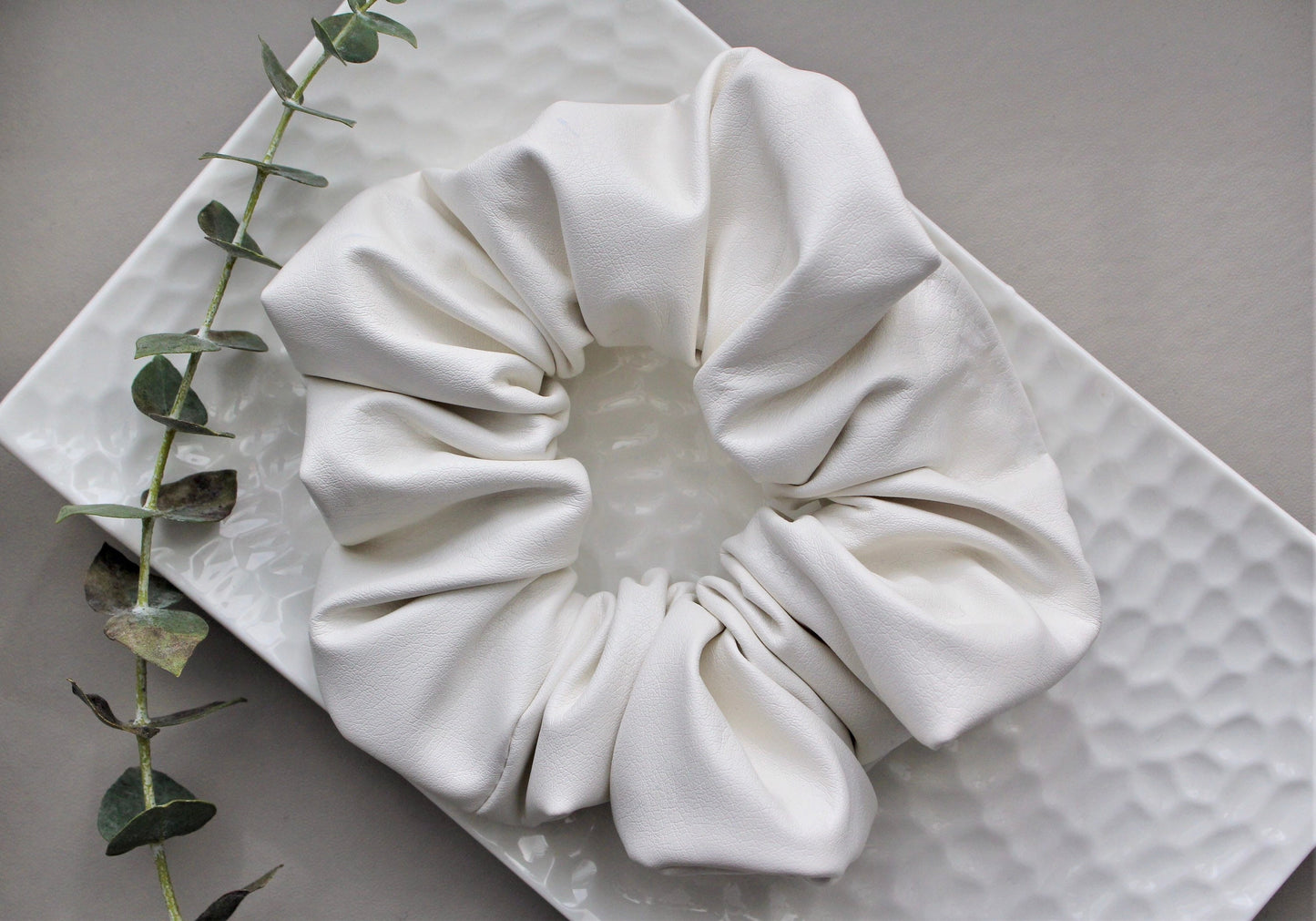 White Vegan Leather