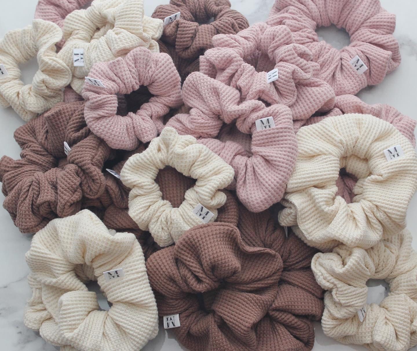 Wood Rose Waffle Knit