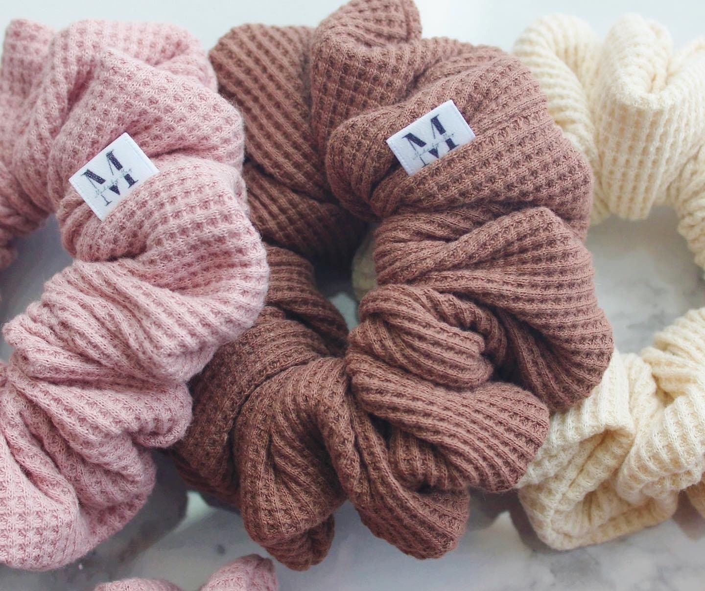 Wood Rose Waffle Knit