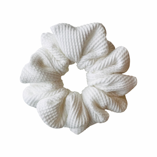 White Waffle Knit